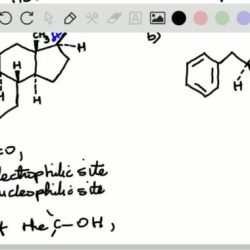 Identify following site nucleophilic molecule transcribed text show electrophilic